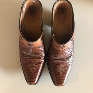 Ariat leather mules size 9